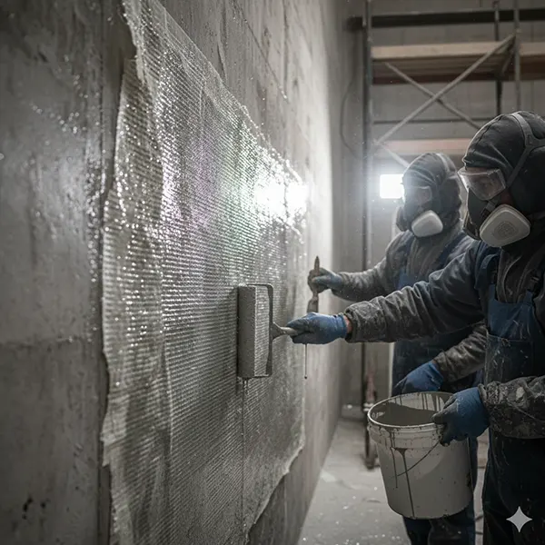 GRP Fiber Glass -lining